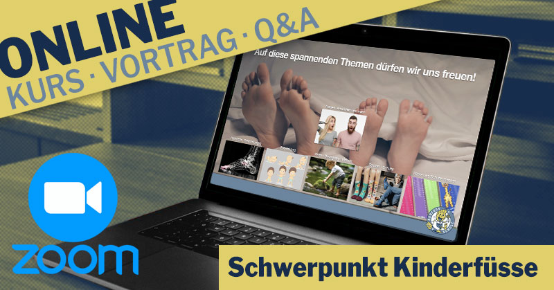 Kinderfuss Vortrag Zoom Barfussschule